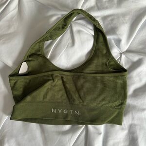 Women’s green sports bra